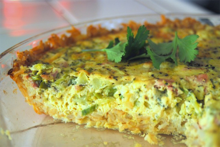 Broccoli and Cannabis Quiche